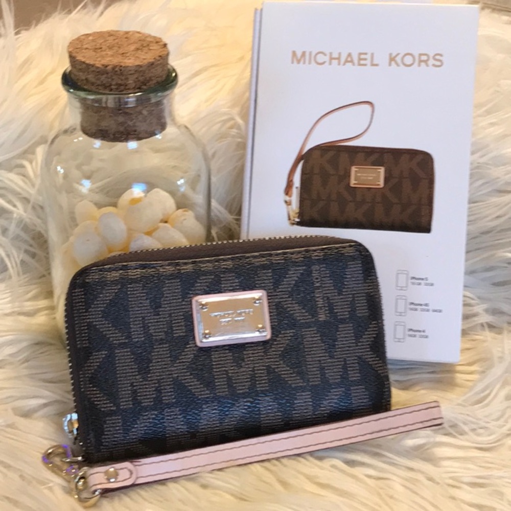 Michael Kors zip around wallet